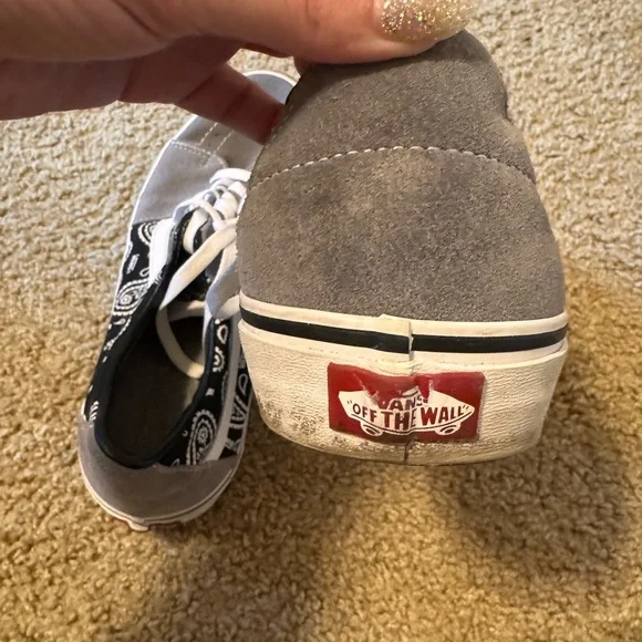 Vans Gray and Black Sneakers - Picture 2 of 7